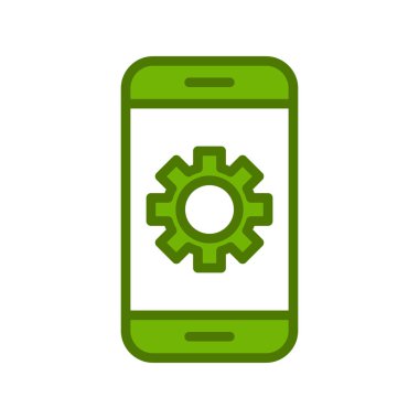 Akıllı telefon simgesi, vektör illüstrasyon tasarımı