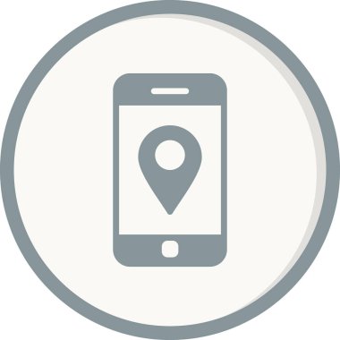 Akıllı telefon simgesi, vektör illüstrasyon tasarımı