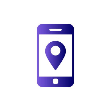 Akıllı telefon simgesi, vektör illüstrasyon tasarımı