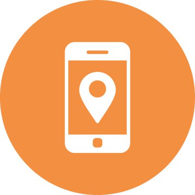 Akıllı telefon simgesi, vektör illüstrasyon tasarımı