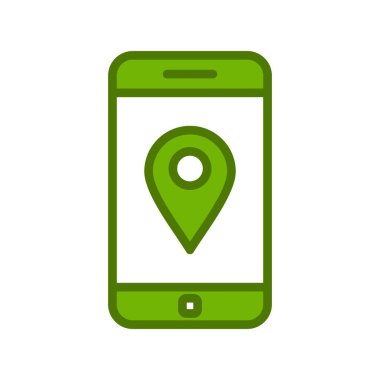 Akıllı telefon simgesi, vektör illüstrasyon tasarımı