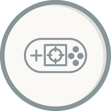 Oyun kolu. Web simgesi basit bir illüstrasyon. Video Oyunu