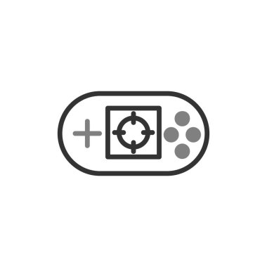 Oyun kolu. Web simgesi basit bir illüstrasyon. Video Oyunu