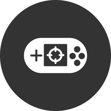 Oyun kolu. Web simgesi basit bir illüstrasyon. Video Oyunu