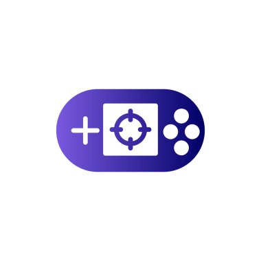 Oyun kolu. Web simgesi basit bir illüstrasyon. Video Oyunu