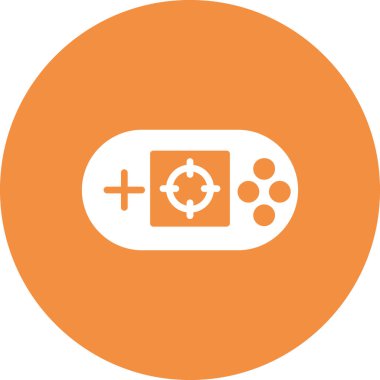 Oyun kolu. Web simgesi basit bir illüstrasyon. Video Oyunu