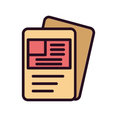 Visa belge ikonu vektör illüstrasyonu