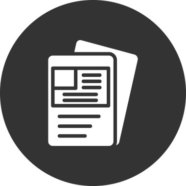 Visa belge ikonu vektör illüstrasyonu