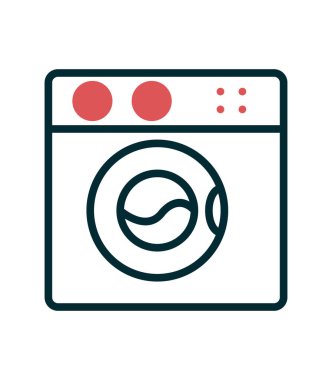 Çamaşır makinesi. Basit tasarım 