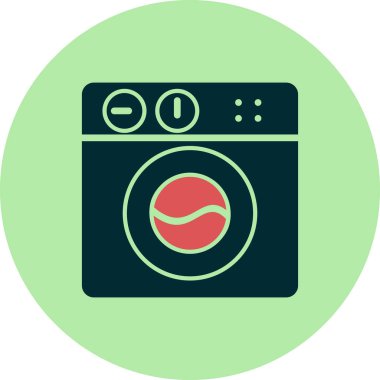 Çamaşır makinesi. Basit tasarım 