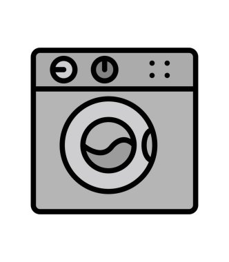 Çamaşır makinesi. Basit tasarım 