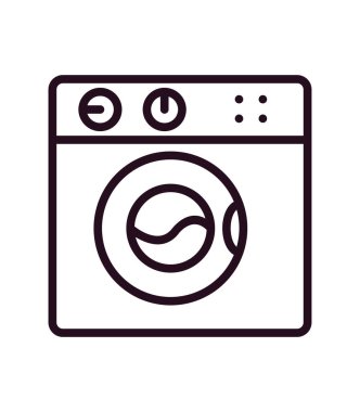 Çamaşır makinesi. Basit tasarım 