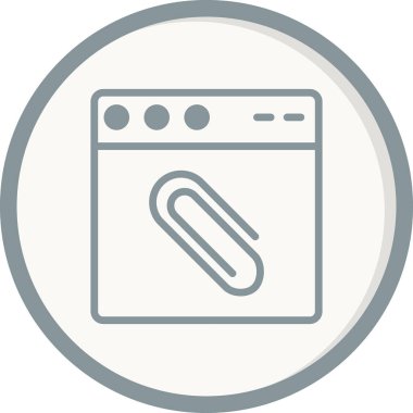 Web tarayıcı, basit vektör illüstrasyon tasarımı