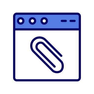 Web tarayıcı, basit vektör illüstrasyon tasarımı