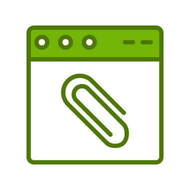 Web tarayıcı, basit vektör illüstrasyon tasarımı