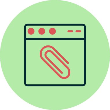 Web tarayıcı, basit vektör illüstrasyon tasarımı