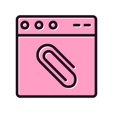 Web tarayıcı, basit vektör illüstrasyon tasarımı