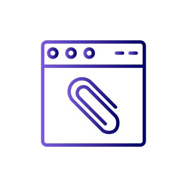 Web tarayıcı, basit vektör illüstrasyon tasarımı