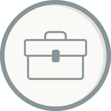 evrak çantası ikonu vektör illüstrasyonu 