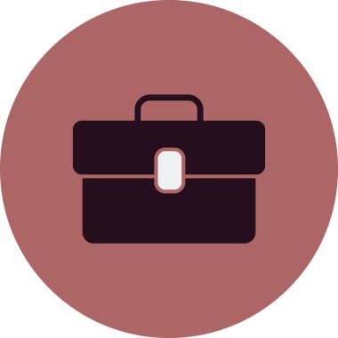 evrak çantası ikonu vektör illüstrasyonu 