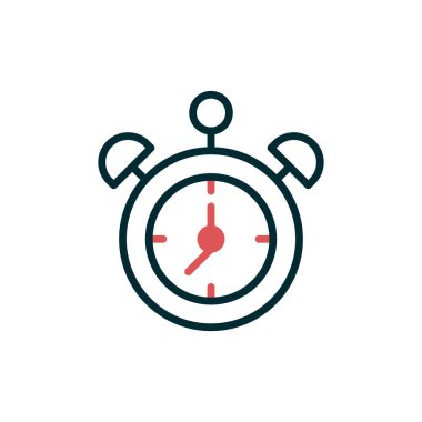  Alarm Clock.  web icon simple illustration