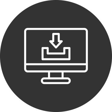 Vektör indirme Simgesi illüstrasyonu