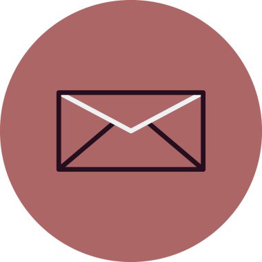 zarf web simgesi vektör illüstrasyonu  