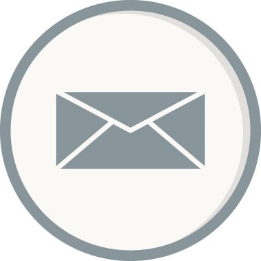 zarf web simgesi vektör illüstrasyonu  