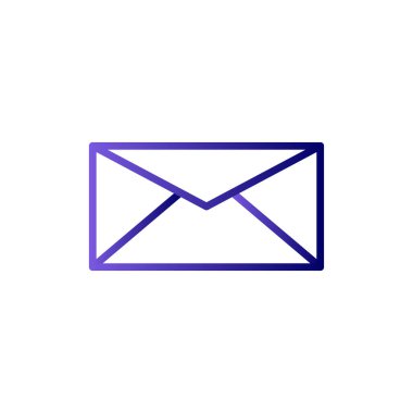 zarf web simgesi vektör illüstrasyonu  