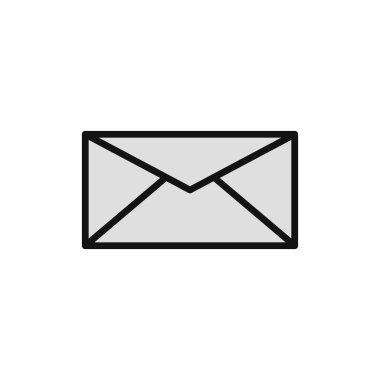 zarf web simgesi vektör illüstrasyonu  