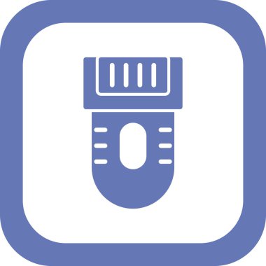 Modern b 'nin vektör illüstrasyonu eksik simgesi