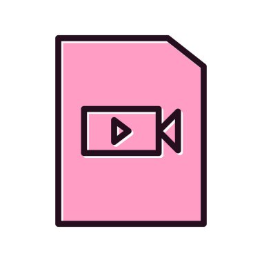 Dosya simgesi, vektör illüstrasyon tasarımı