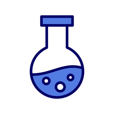 Bilim ve teknoloji ikonunun vektör illüstrasyonu