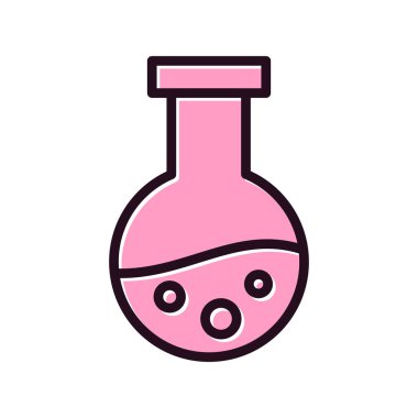 Bilim ve sağlık çizgisi ikonu. vektör illüstrasyonu