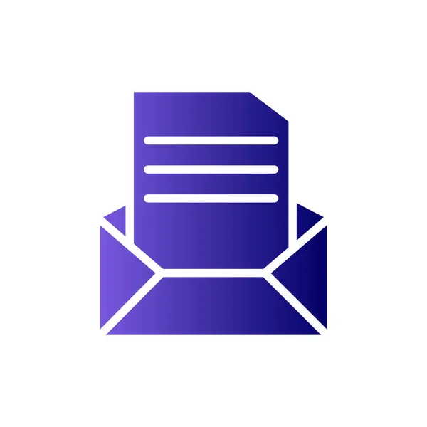 Mail Icon Trendy Style Isolated Background Letter — Image vectorielle
