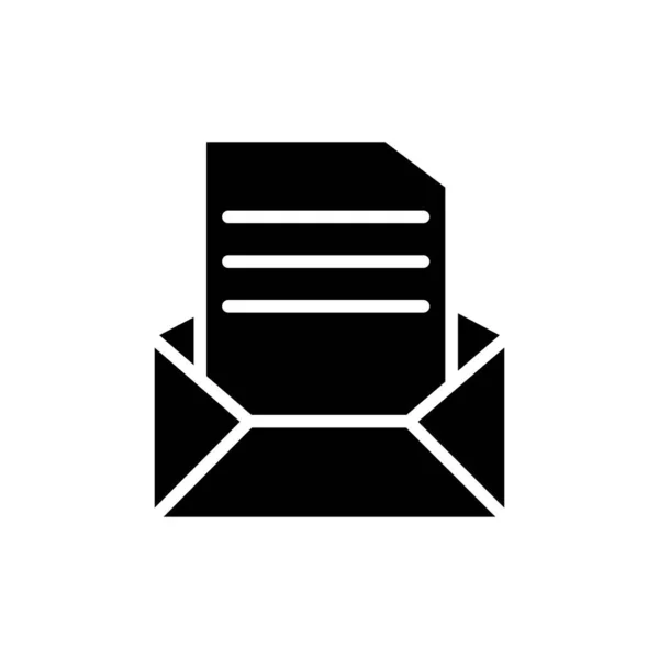 Mail Icon Trendy Style Isolated Background Letter — 스톡 벡터