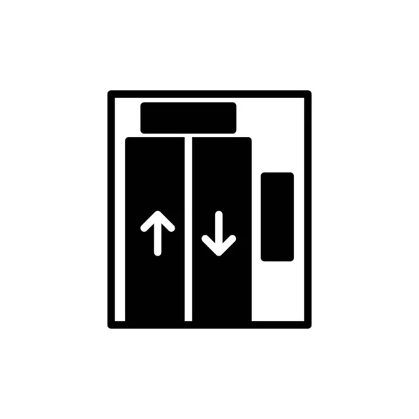 现代电梯图标的矢量图解 — 图库矢量图片