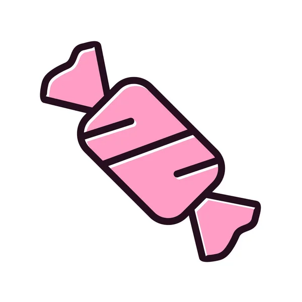 Vektor Illustration Des Süßigkeiten Symbols — Stockvektor
