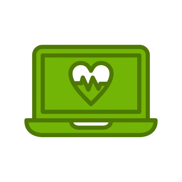 Laptop Icon Simple Vector Illustration Design — Vetor de Stock