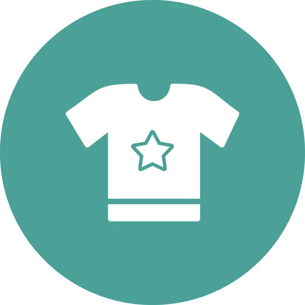 Shirt Icon Design Vector — Διανυσματικό Αρχείο