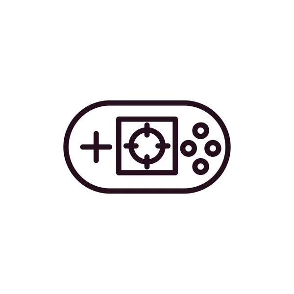 Joystick Web Icon Simple Illustration Video Game — Stok Vektör