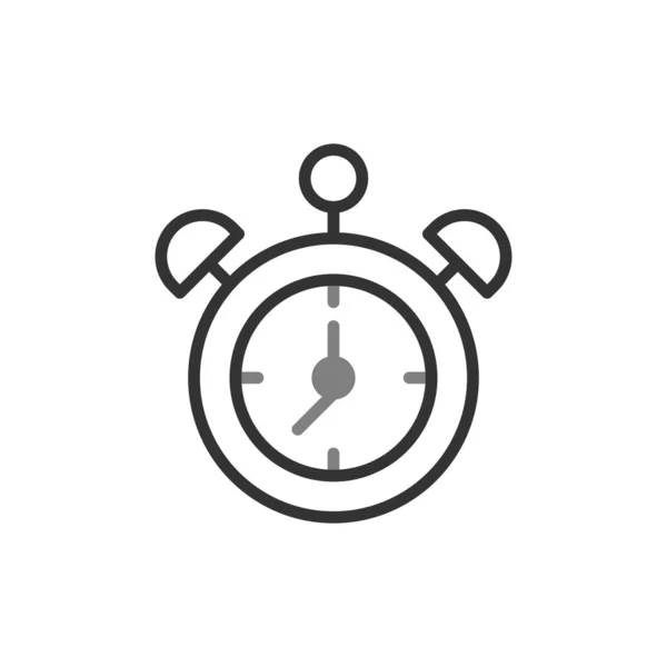 Годинник Тривоги Веб Іконка Проста Ілюстрація — стоковий вектор