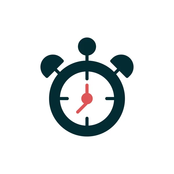 Годинник Тривоги Веб Іконка Проста Ілюстрація — стоковий вектор