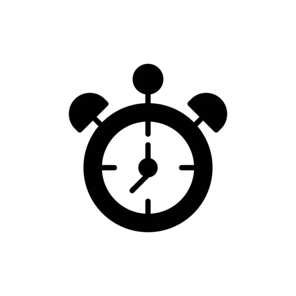 Alarm Clock Web Icon Simple Illustration — ストックベクタ