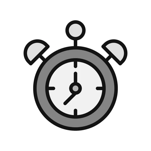 Alarm Clock Web Icon Simple Illustration — Vector de stock