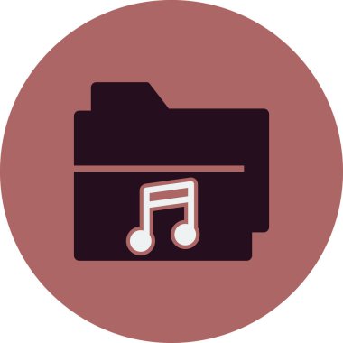 Bilgisayar ui dizini basit simgesi, vektör illüstrasyonu