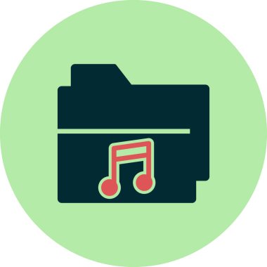 Bilgisayar ui dizini basit simgesi, vektör illüstrasyonu