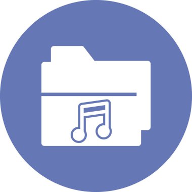 Bilgisayar ui dizini basit simgesi, vektör illüstrasyonu