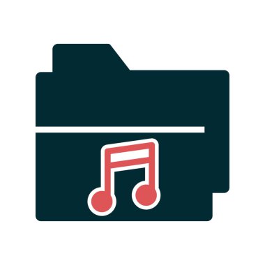 Bilgisayar ui dizini basit simgesi, vektör illüstrasyonu