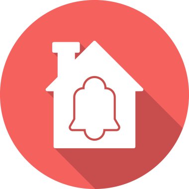 Bildirim basit simgesi, vektör illüstrasyonu